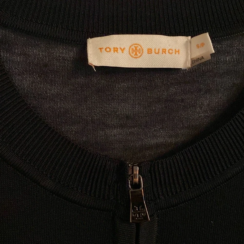 Tory Burch wool zipper cardigan